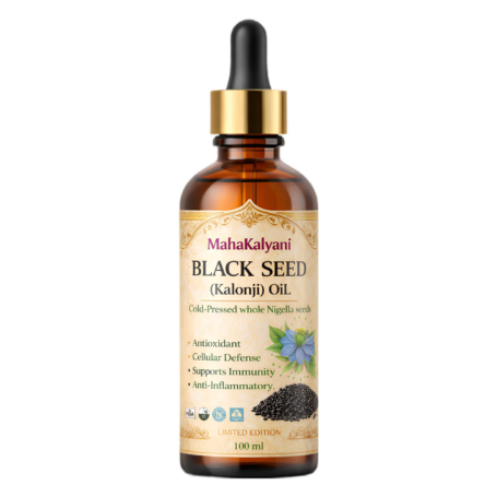 MahaKalyani Black Seed Oil- Kalonji. Wooden Cold Pressed - 100 ML |  Shiva Tribe